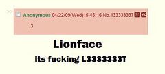 1337 GET, Lionface