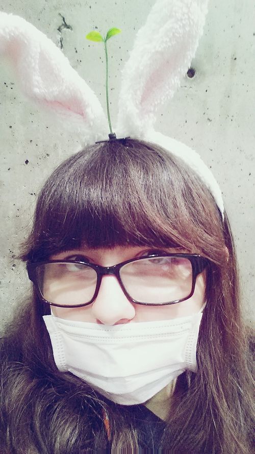 People are curious to know if the mask is because Emi's a Weeaboo or because she's ugly and wants to do us a favor.  [[You