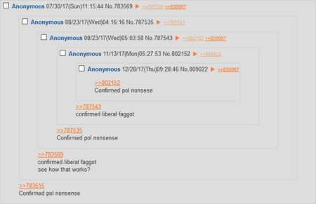 Typical 4chan conversation.