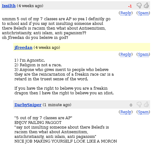Illiterate, moronic criticism is a feared side-effect of talking to otherkin
