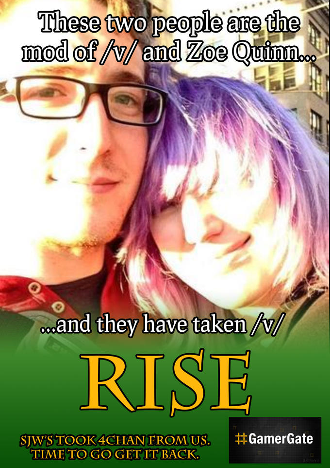 Another connection: Zoe immediately started sleeping with this 4chan mod so he will help her take down GG threads. This is just one step shy of [[prostitution
