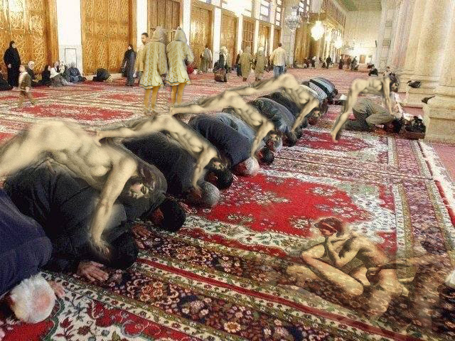 When you properly pray to Allah, He rewards you with some nice [[Buttsex|buttseck