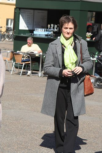 Annette Refstrup as seen just after the assault took place