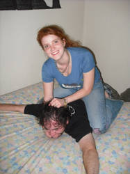 Being the fucked up person Nation is, he enjoys being painfully raped by women