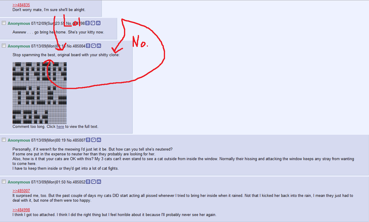 AnonTalk NEVER spams, obviously.