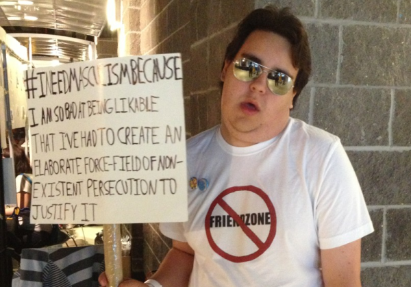 The man behind the keyboard with his grievances.