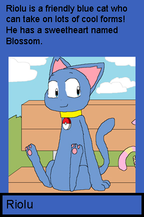 Keep in mind he still ships Riolu with "Blossom."