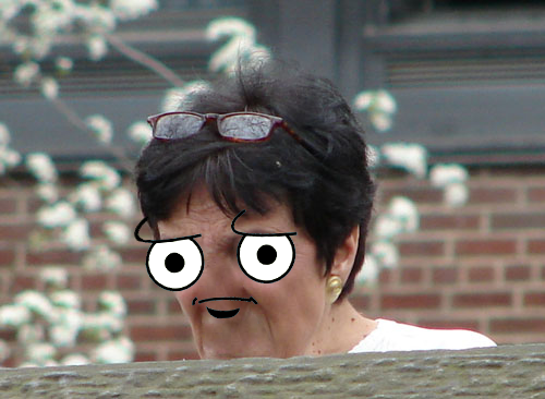 Toni doing her trademark B Face for NYC ANONS