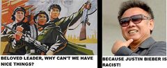 Justin Bieber is racist