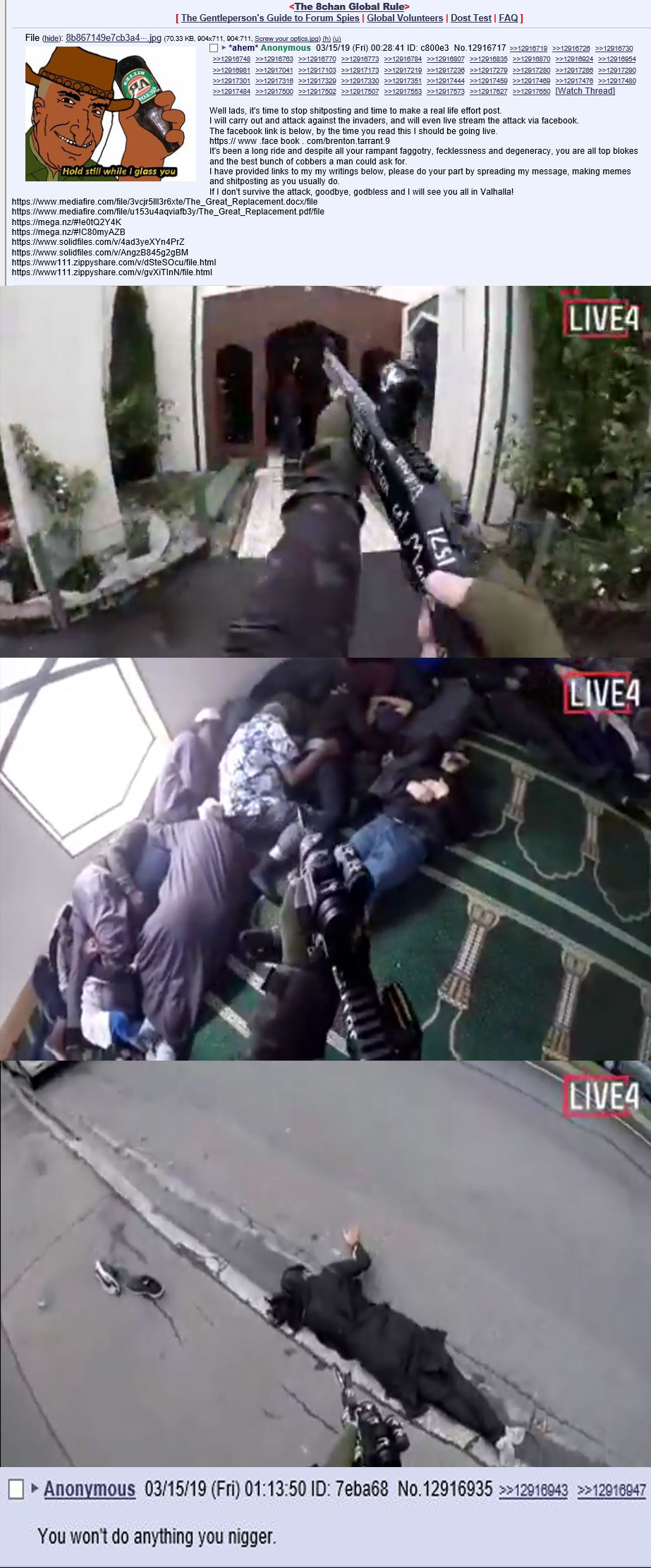 The shitposter's final message.