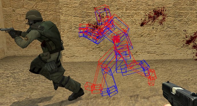 CS: Sauce's broken hitboxes.