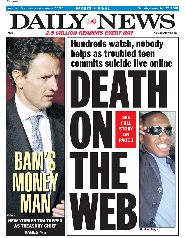 When you become an hero, you make front pages!1