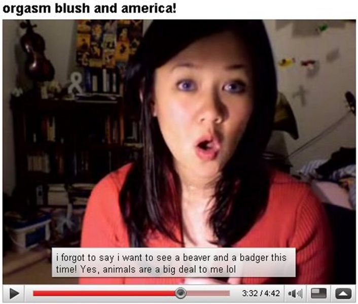 She said she didn't want anyone to see her naked, too late.