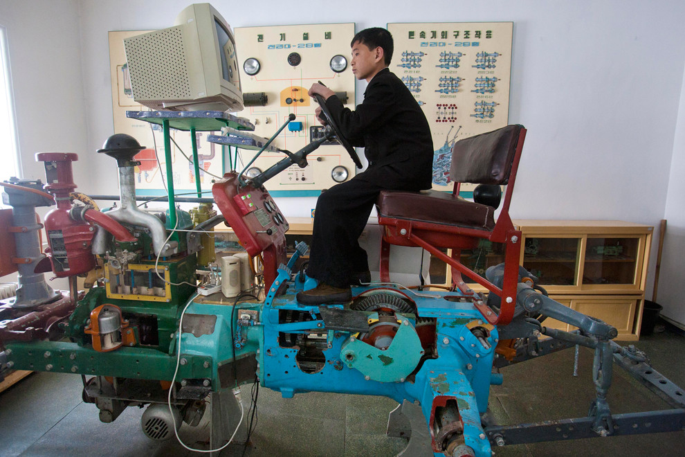 North Korean job training.