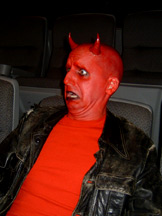 Satan's reaction to typical Satanists.