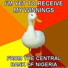 Even Technologically Impaired Duck is making money on the internet