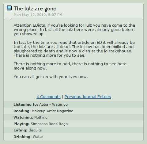 Mariana tosses the word "[[lulz