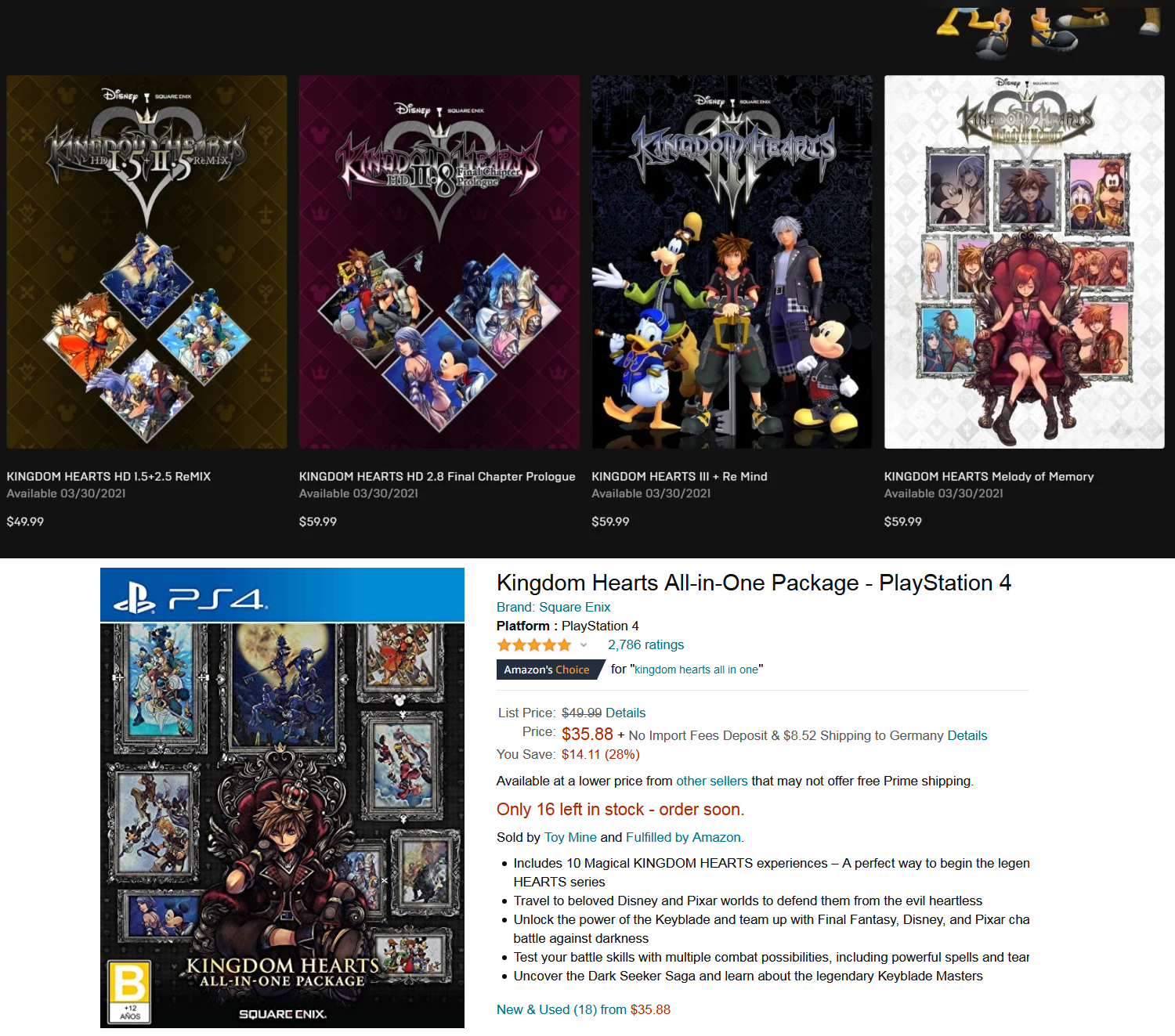 Player savings in action!