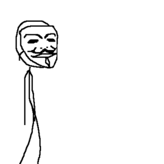 EFG is mostly recognized in other threads by a Guy Fawkes mask.