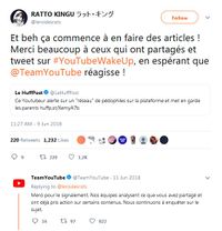 Youtube pretends to care a year ago.