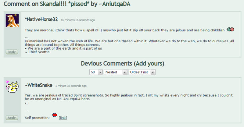 Fantards are right, you are clearly jealous of AniutqaDA's tracing skills