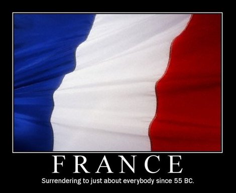 The land of [[cowards|cheese, frogs, baguettes and faggots