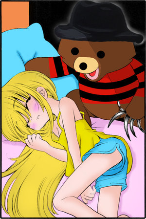 Pedobear's slasher alter-ego; FredoBear.