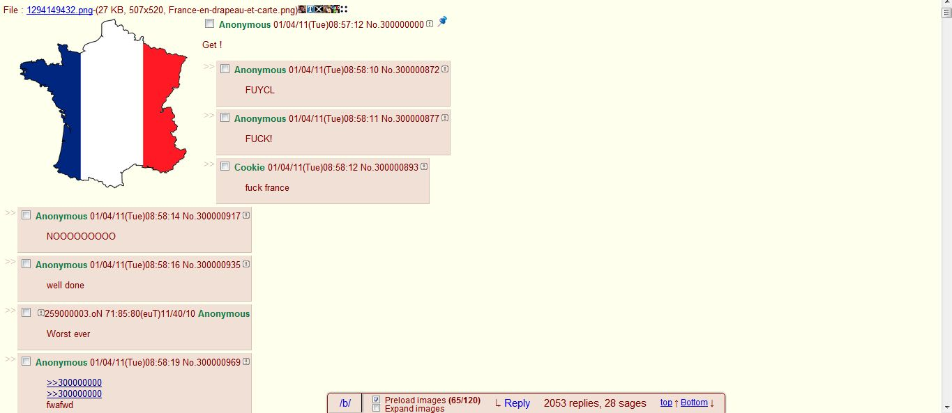 Fucking French cunts