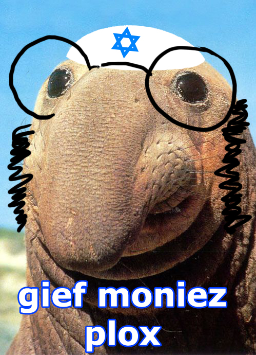 The common Jew-worm; notice the large, attention-grabbing features