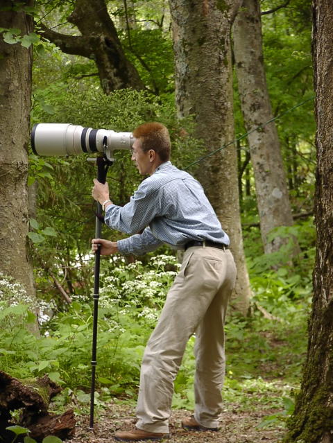 Japanese man at work