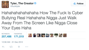 Maddox should heed [[OFWGKTA|Tyler, The Creator