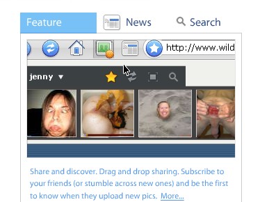 A simple guide from the Flock browser's website on how to share photos