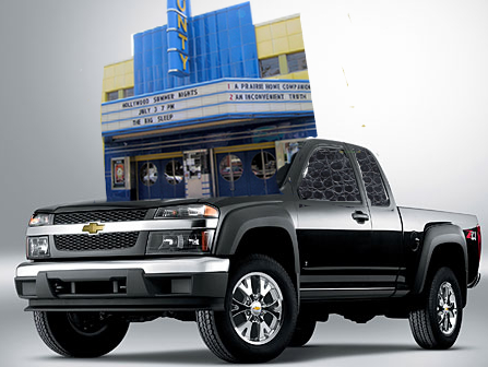 Chevrolet movie theater with an interior of crocodile and alligator