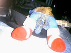 Sonic, after having suffered years of sexual abuse.