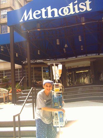 Jen and her R2D2 prototype from her 'Make a Wish' profile.