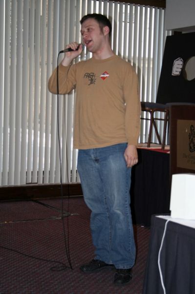 JiZZy, looking as dumb as he acts.