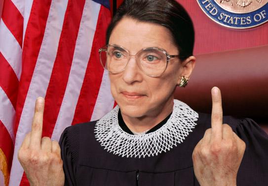 Honorable Justice Ruth Bader Ginsburg tells how it is