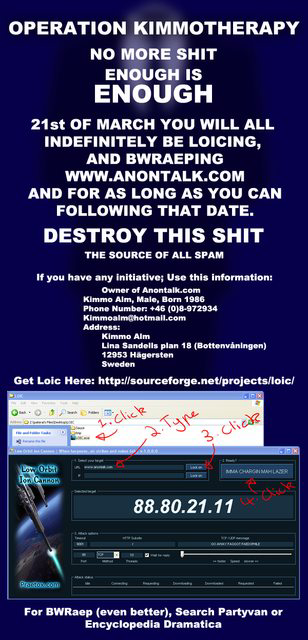 Promotional poster for Operation Kimmotherapy