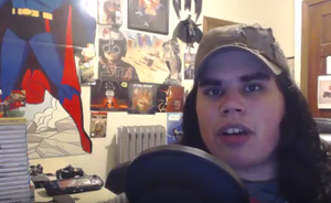 Lisa's brother during one of his gameplay videos. Wait... he is [[Matthew Davis