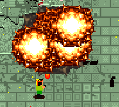 Our hero, [[Drama bomb|making a serious mess of things