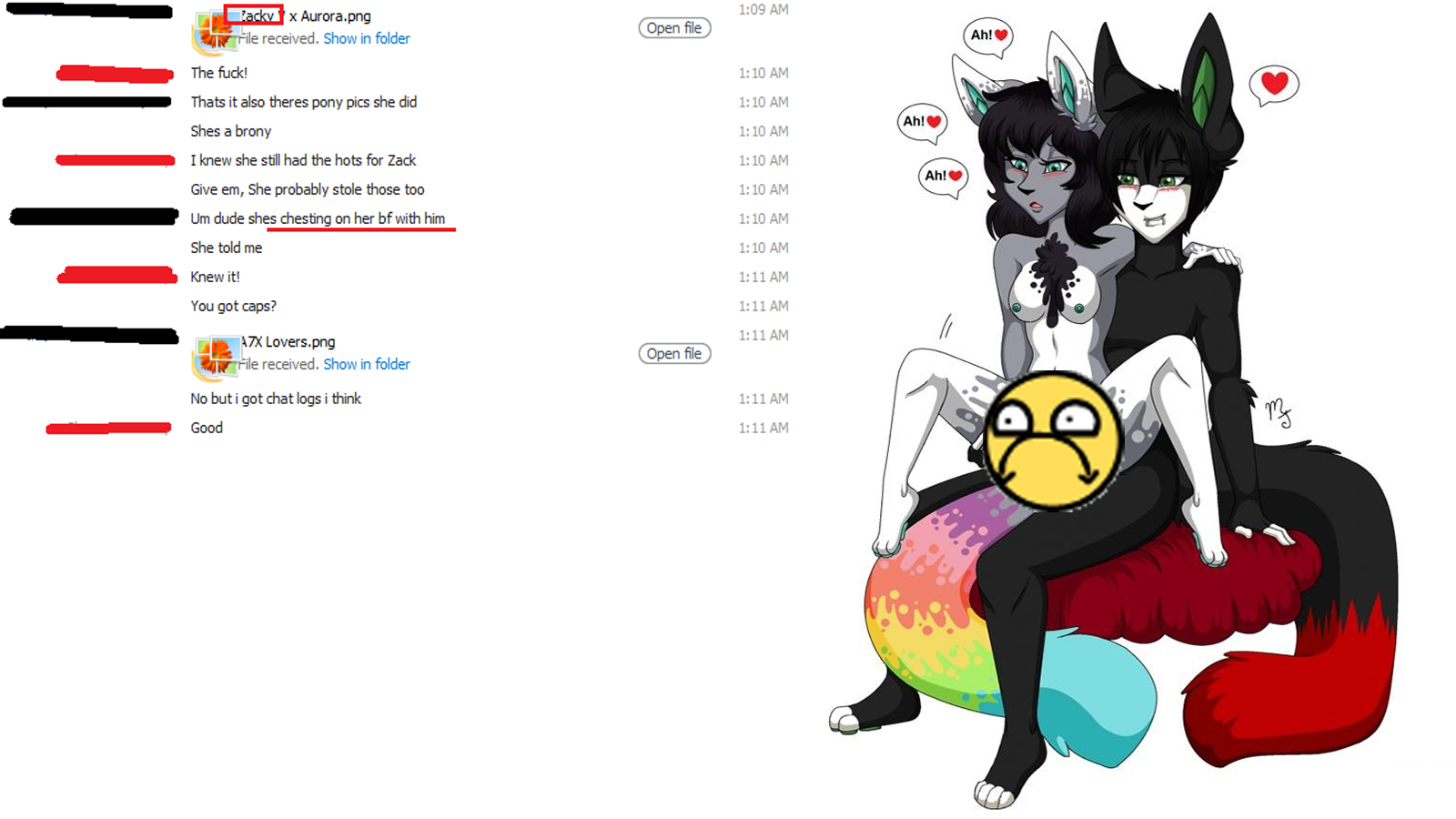 So this means that Mary sees Armando and Zach as one in the same. What would you think if you found something like this from your girlfriend while dating her?