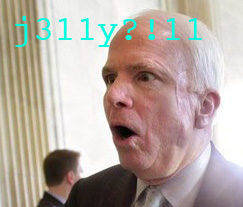 Esteemed senator trying to become the grey version of the Incredible Hulk.