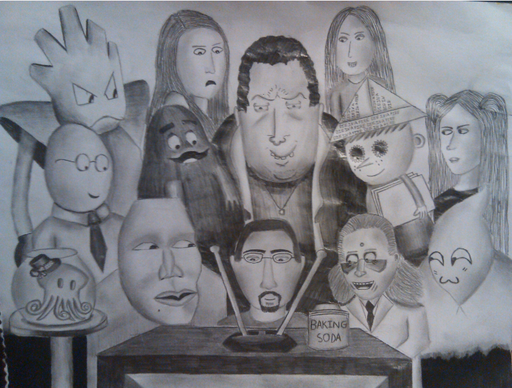 Movie Night regulars by Witty