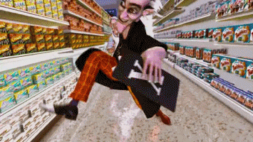 Christopher Lloyd's [[seizure|pimp-walk