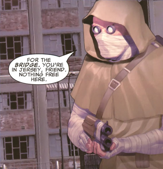 Typical New Jersey Turnpike Authority toll collector.