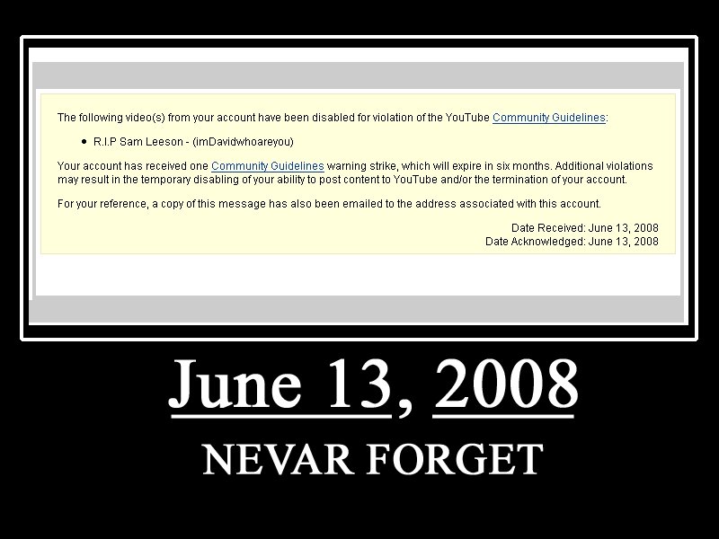 Further proof that [[YouTube|JewTube