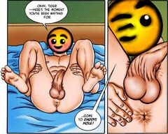 Excessive use of emoticons is a signature trait.