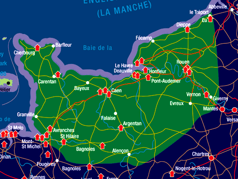 Normandy, the part of France the Vikings managed to conquer accidentally after becoming lost.