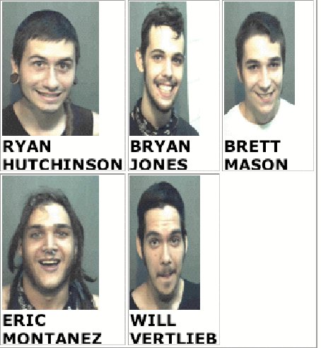 Look at the brave smiles on their faces. If I didn't know better, I would say that they wanted to be arrested.