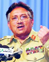 Pervez Musharraf, the current President of Pakistan, is pictured here, showing how to bring a dog to ejaculation.